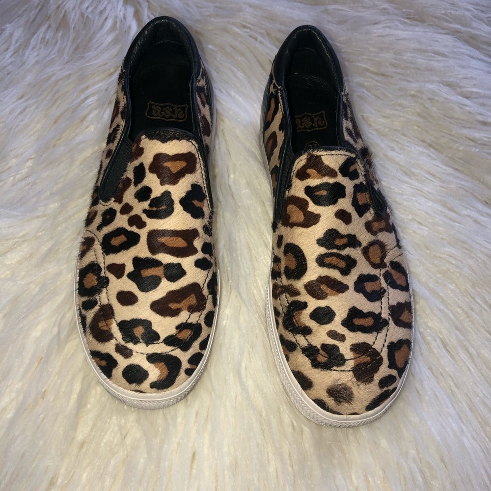 Authentic Ash Leopard Print Slip On/Sneaker